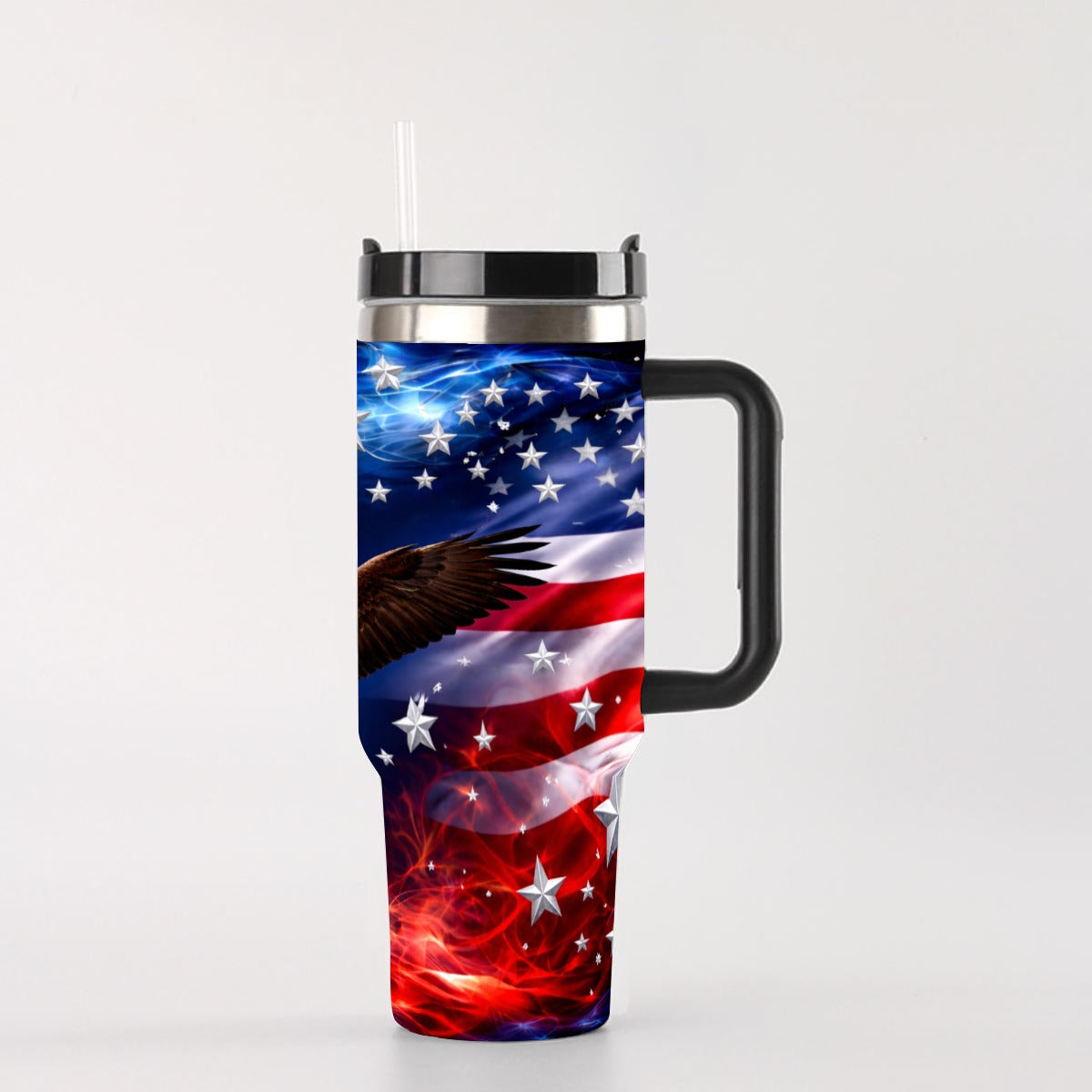 40 oz Tumbler With Handle Printed in USA
