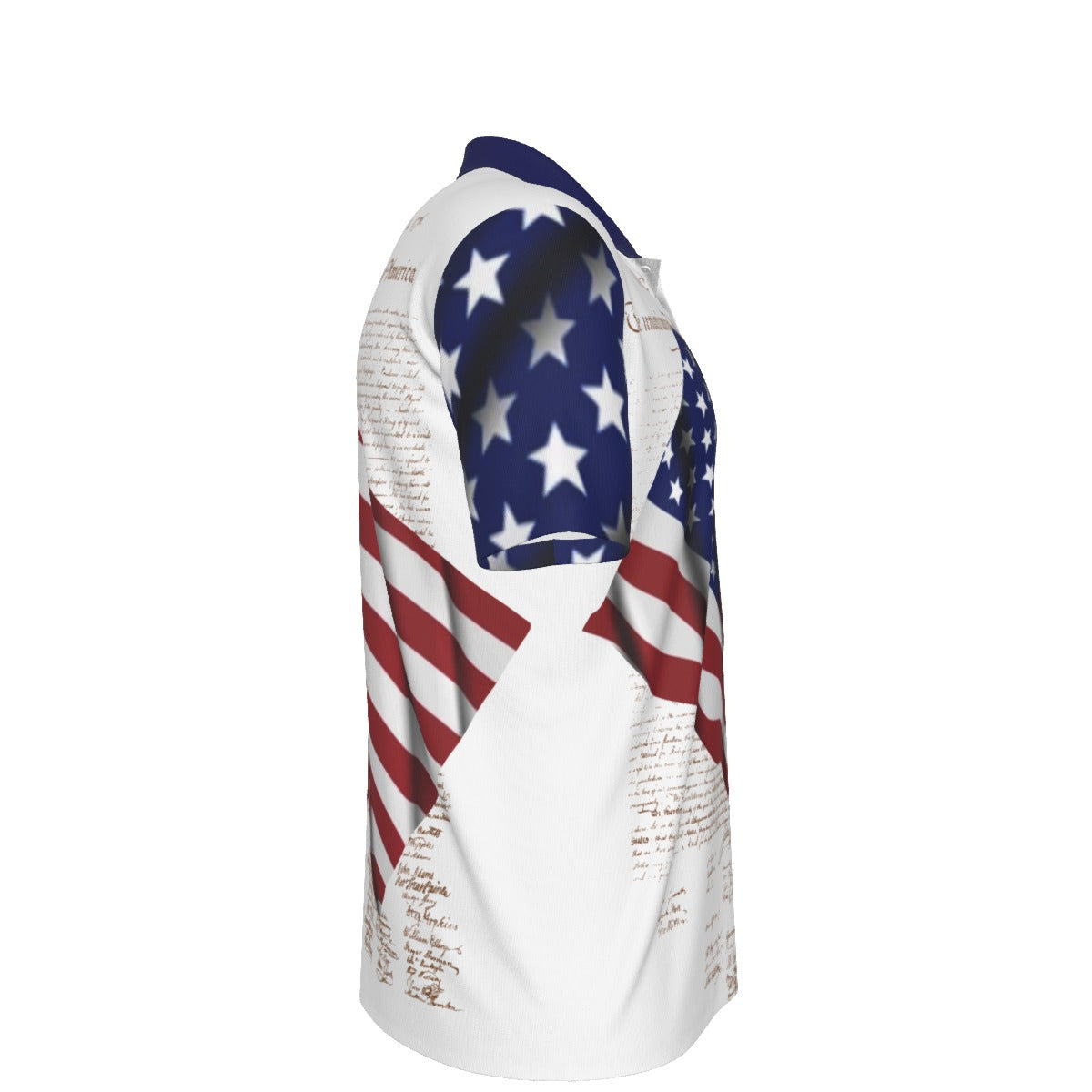 All-Over Print Men's Polo Collar Jersey