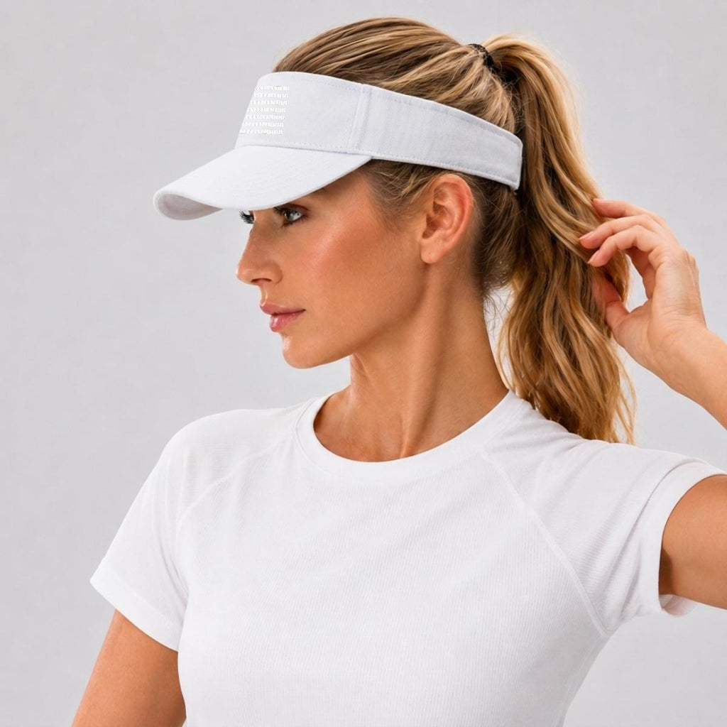 Embroidery Open-Top Visor