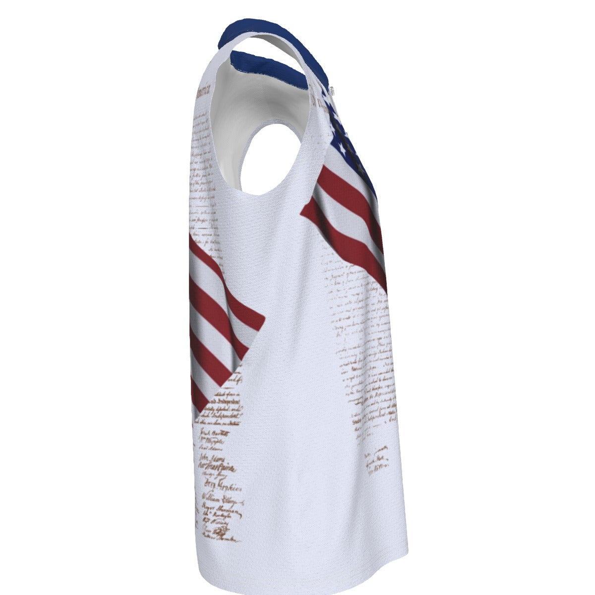 Flag and Declaration Women's UV Protection Sleeveless Polo Shirt