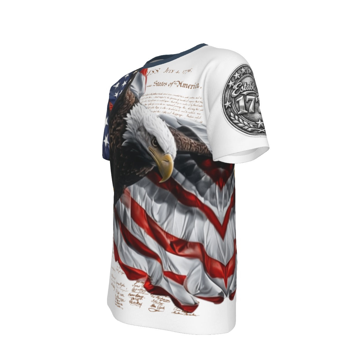All-Over Print Men's O-Neck T-Shirt | 190GSM Cotton