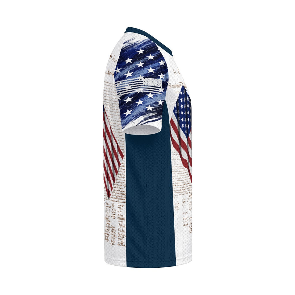 Flag and Declaration Mesh Sports Jersey