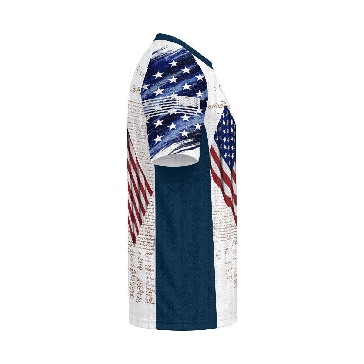 Flag and Declaration Mesh Sports Jersey