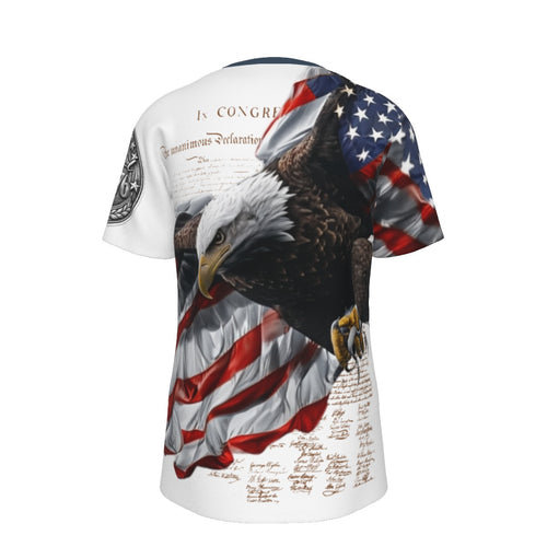 All-Over Print Men's O-Neck T-Shirt | 190GSM Cotton