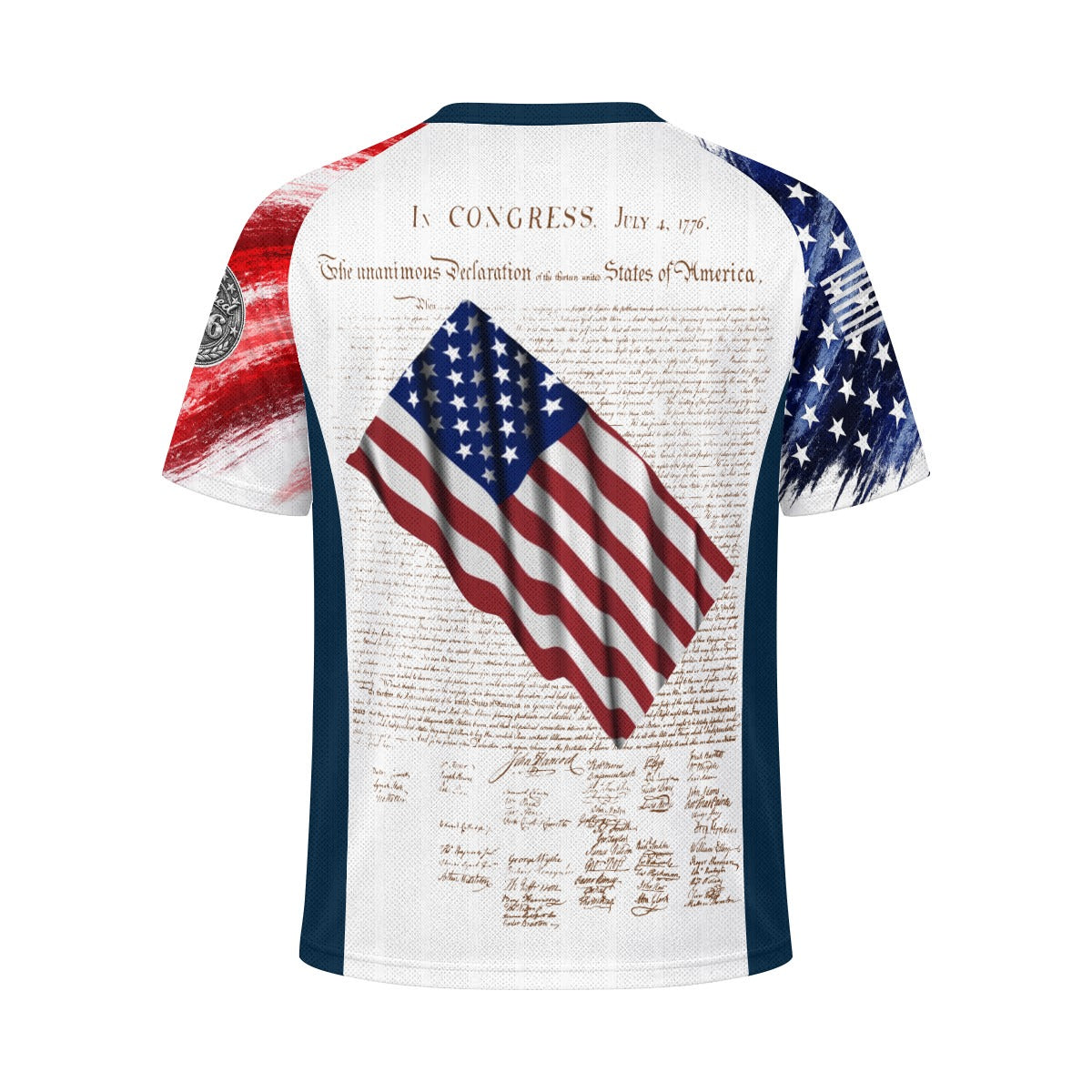 Flag and Declaration Mesh Sports Jersey