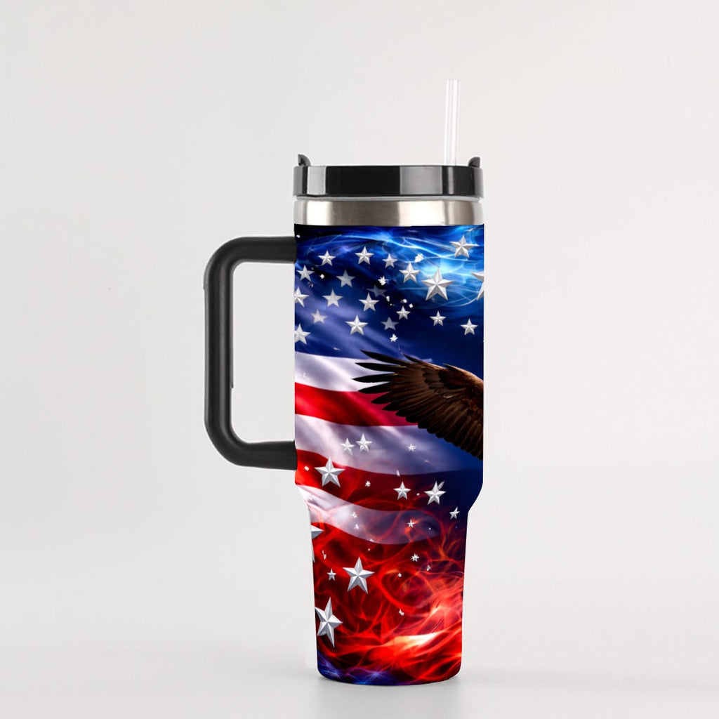 40 oz Tumbler With Handle Printed in USA