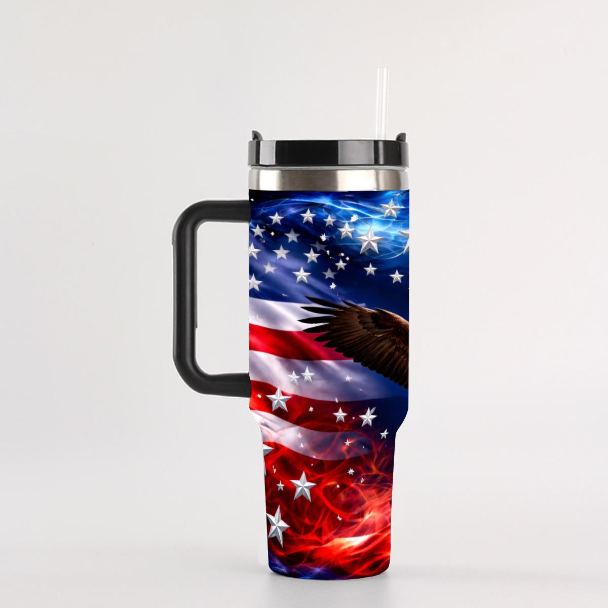 40 oz Tumbler With Handle Printed in USA