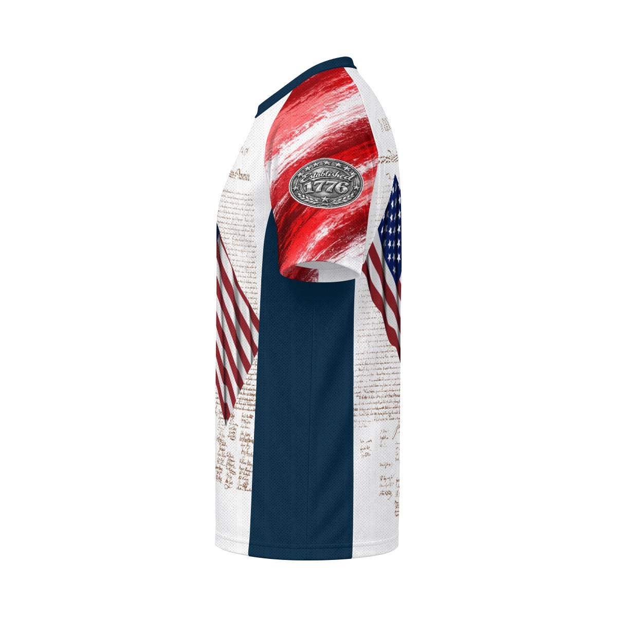 Flag and Declaration Mesh Sports Jersey