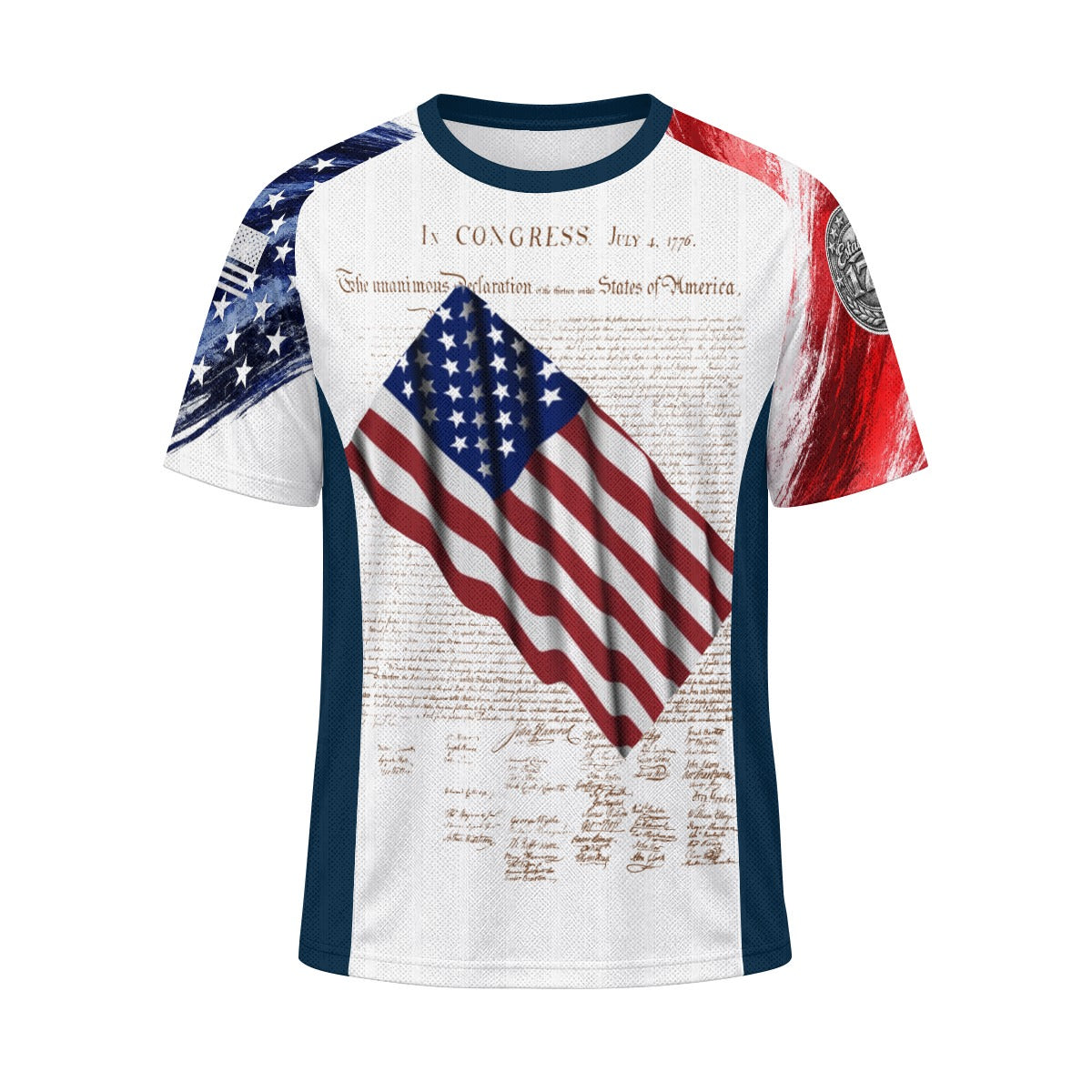 Flag and Declaration Mesh Sports Jersey